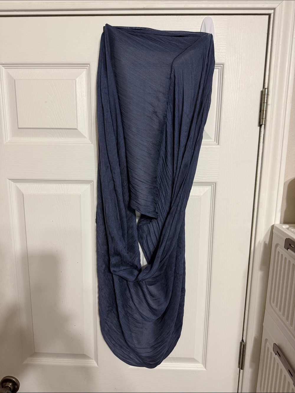 Classic Navy Infinity Scarf for Women